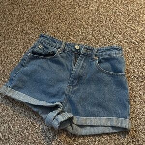 High-Rise Jean Shorts